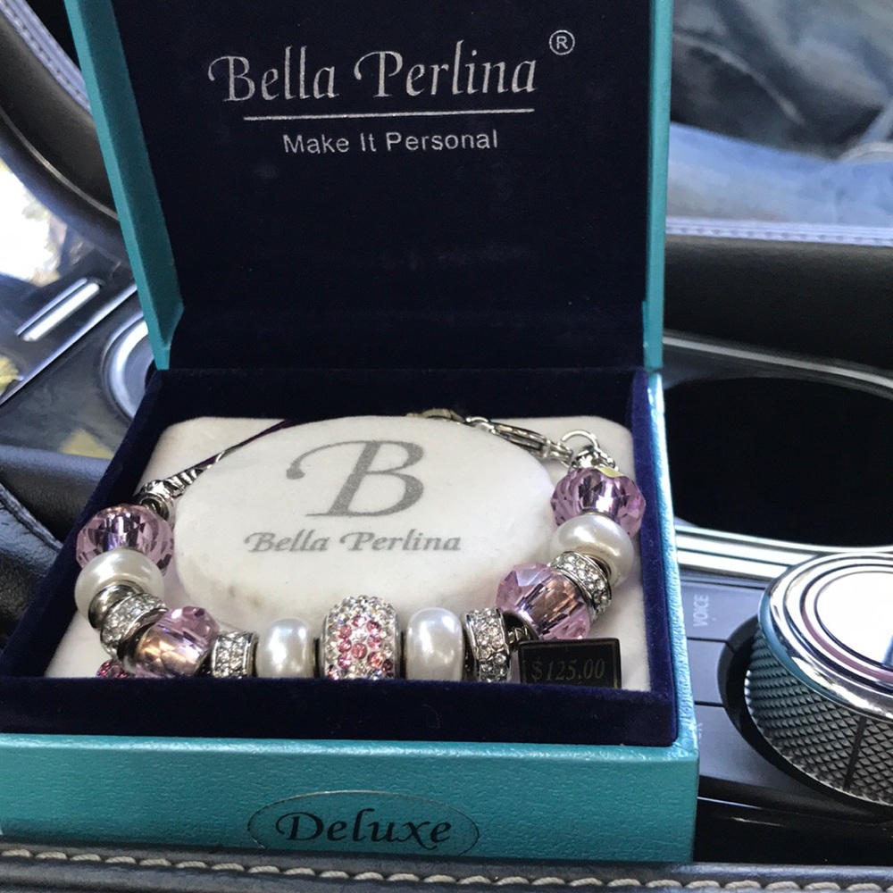 Bella Perlina breast cancer bracelet.